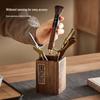 Solid Wood Kung Fu Tea Set: Tea Ceremony Accessories & Storage