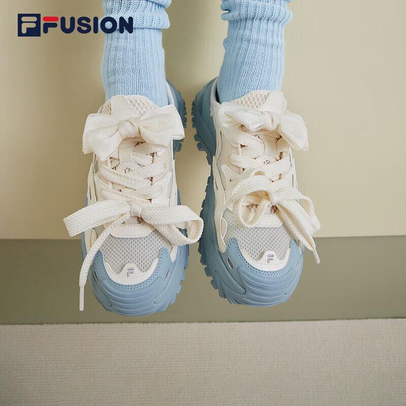 FILA FUSION BIANCO MULE Women s Thick-Soled Sport Slides EU 36