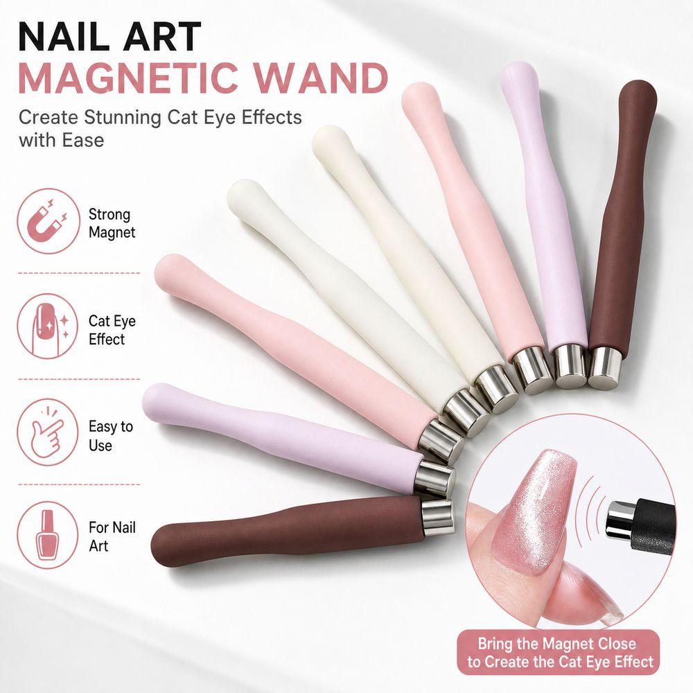 Portable Magnetic Nail Wand Mini Nail Art Tools New Nail Magnet Pen Salon Use
