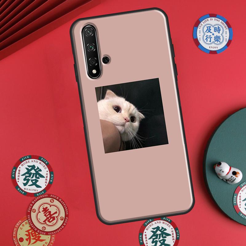 

Pink Aesthetic Cute Cat Animal For Huawei P30 P20 P40 Lite P60 Pro Nova 5T 12s 12i 11i Y90 Y70 Y60 Y61 Y91 Y72 9 10 SE Case Huawei Nova Y91
