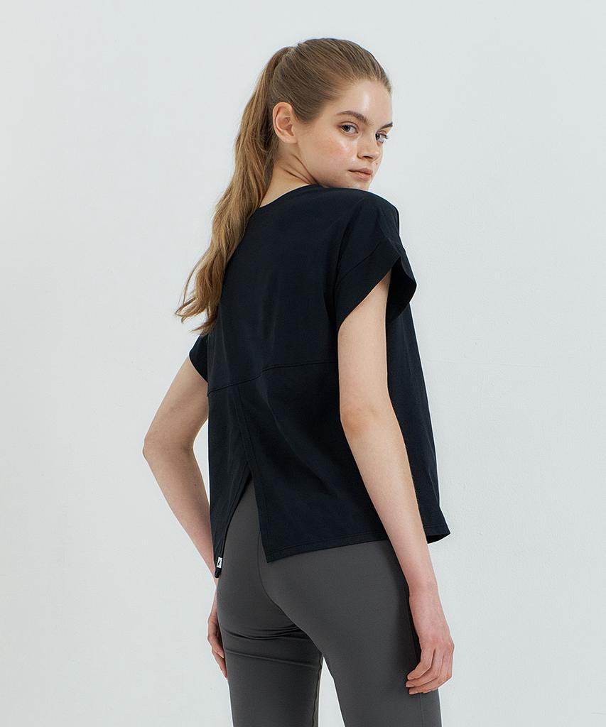 CIELCOCO Clwt8115 Sorona Back Slit Short Sleeve