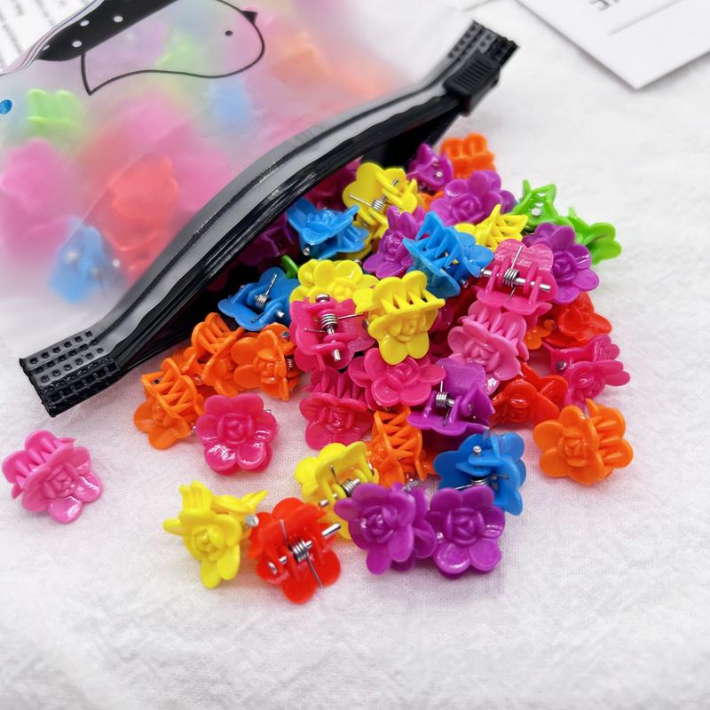 10/20 Stück Bunte Kleine Haarspangen Mädchen Niedliche Blume Schmetterling Haarspangen Haaraccessoires Kinder Cartoon Haarklammern Kopfschmuck Geschenk
