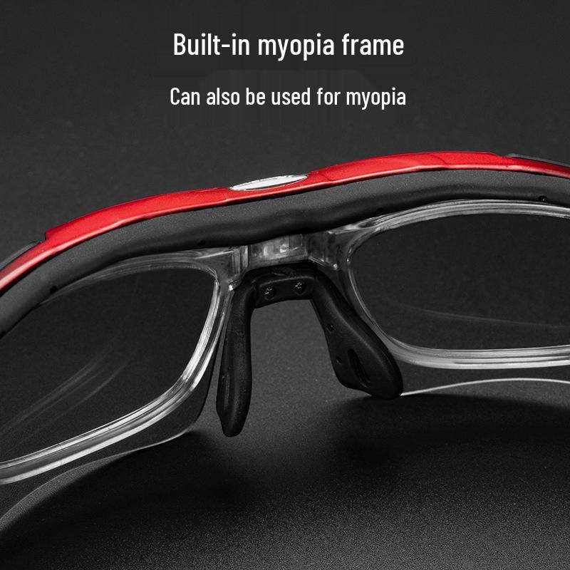 ROCKBROS Classic Polarized Cycling Glasses for Men & Women, Outdoor Sports with Myopia Frame 0089