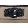 For BMW 3-Series 2005-2011 2012 Real Carbon Fiber Headlight Button Frame Trim
