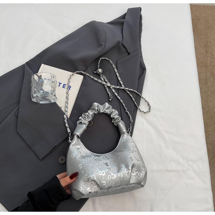 Women's bag 2025 new shoulder messenger dumpling bag Internet celebrity Korean version handbag foreign style high sense messenger bag