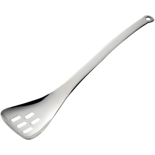 Shimomura Kihan Service Spoon, Long, Slotted, 28cm [Made in Japan], Stainless Steel, Dishwasher Safe, Easy to Scoop, Serving Spoon, Mama Cook, Tsubame