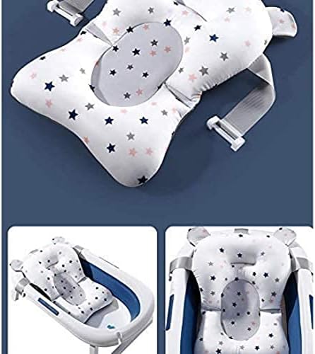 Baby Bath Tub Seat Cushion - Non-Slip Bathtub Seat for Newborns - Soft Wash Basin Cushion - Safe Support for 0-12 Months