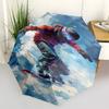 1pc Snowboarding in Action Umbrella with Plastic Handle,Suitable for All Seasons UmbrellaPT539