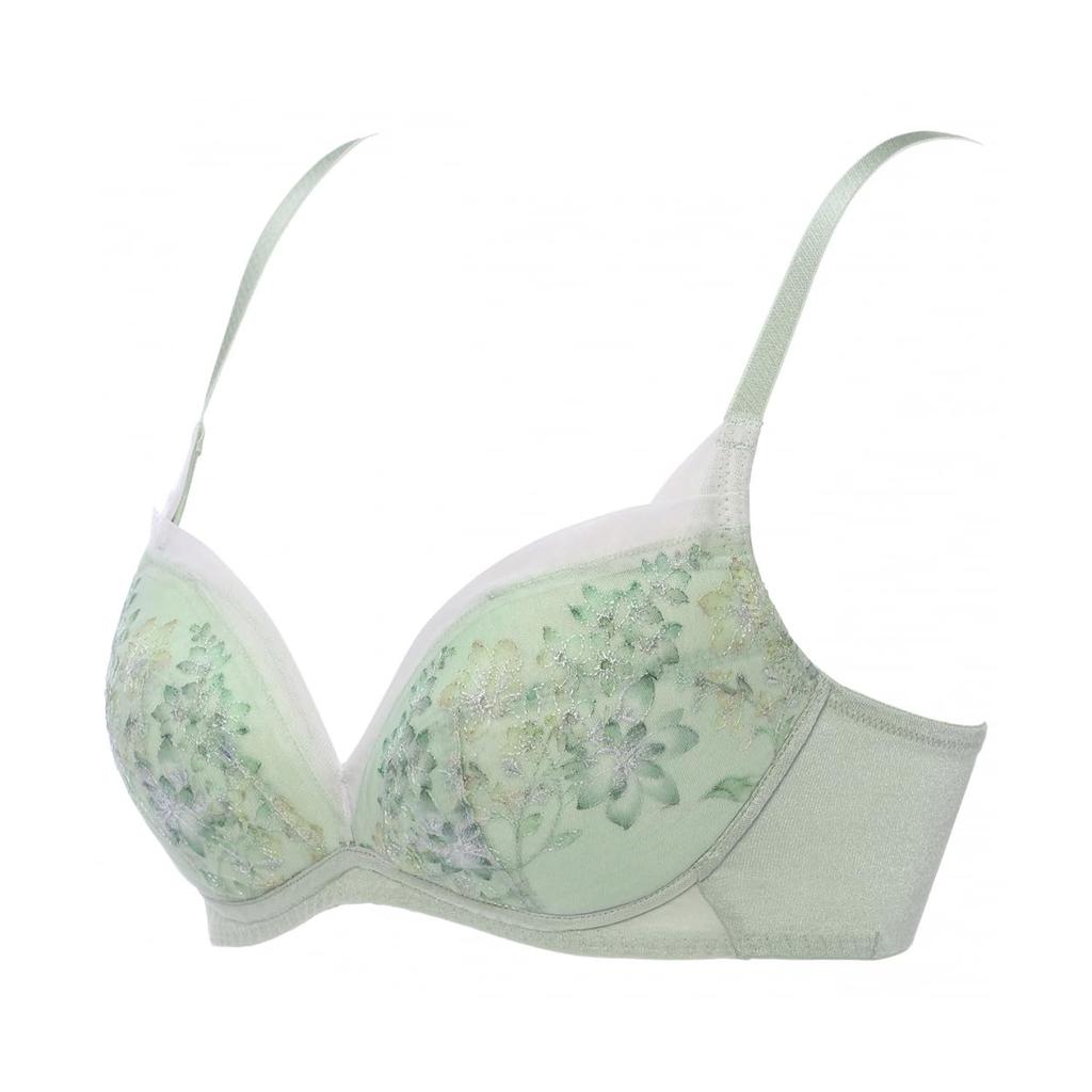 Triumph Angel Magical Firmness 597 Wireless M009 Size D75 Bra(R) Bra, (Green),