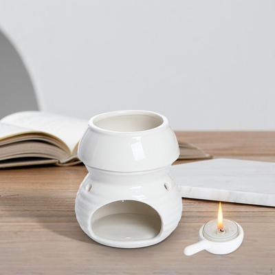 Ceramic Aromatherapy Oil Burner Candle Holder for Home Decor