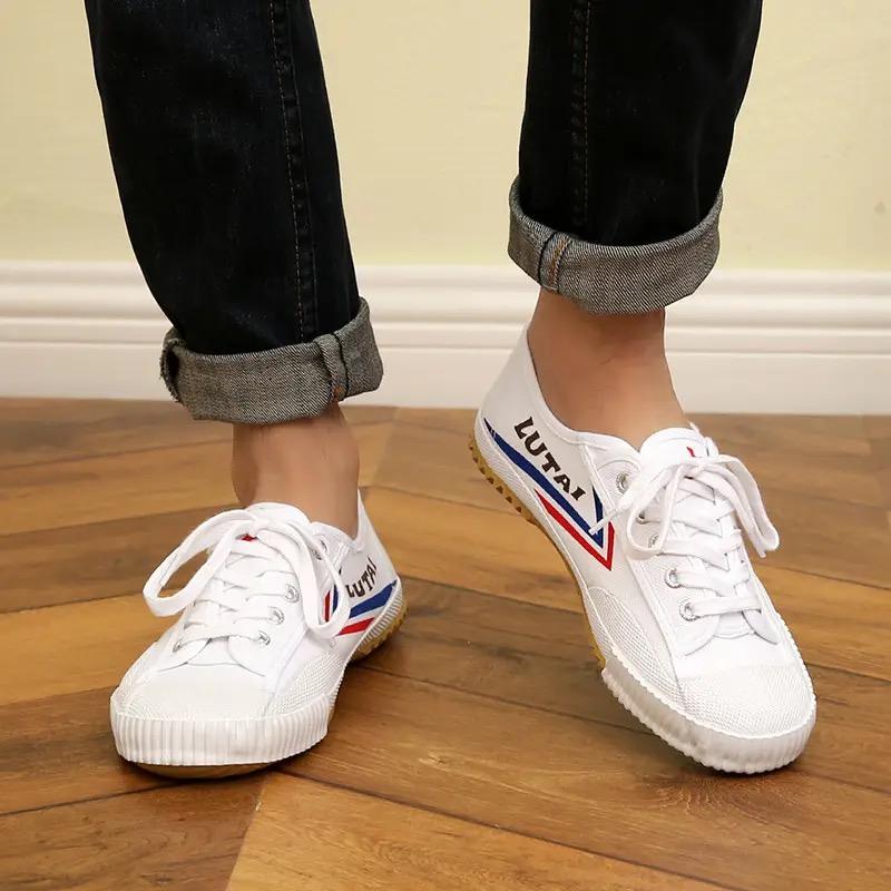 Sneakers da Allenamento Unisex Scarpe Kung Fu Scarpe Arti Marziali Traspiranti Scarpe Casual in Tela Uomo Donna Scarpe Tai Chi Taekwondo Wu Shu
