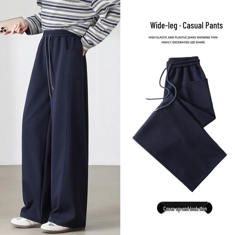 Demana Women s Loose Wide-Leg Casual Sweatpants L
