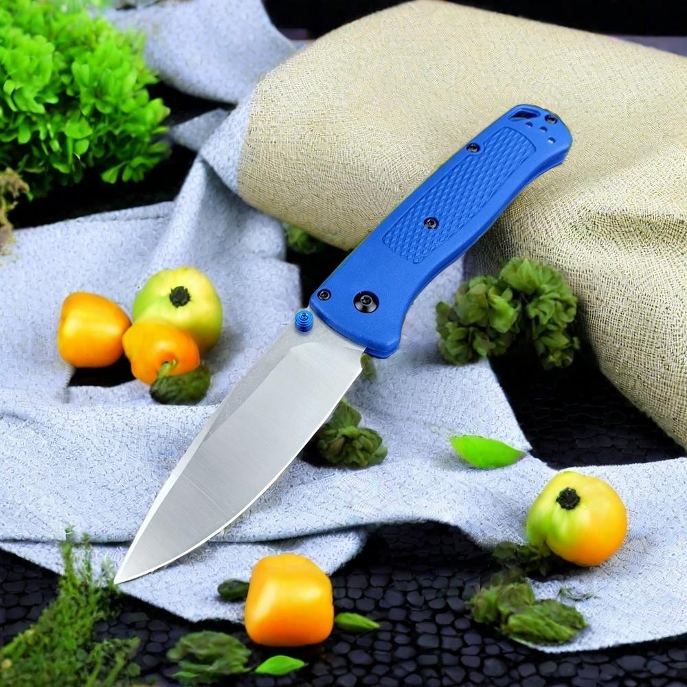 Pocket Knifes BM 533 Mini Bugout Folding Knife Nylon Fiber Handle Kitchen Knives Utility Meat Cleaver Fruit Sharp Knife EDC Tool
