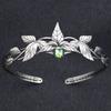 Vintage Baroque Green Crystal Tiaras Crown Princess Queen Diadems Wedding Bridal Hair Accessories Party Prom Hair Jewelry