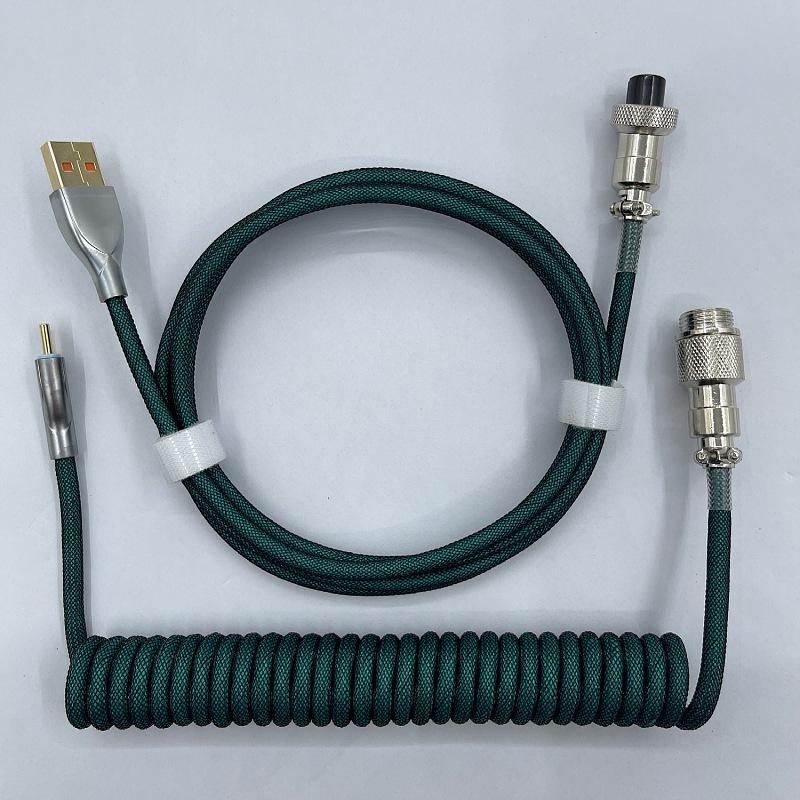 Custom USB 8K Mechanical Keyboard Cable with Magnetic Switch and Aviation Connector for Gaming