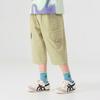 Boys' Cotton Breathable Cargo Capri Shorts