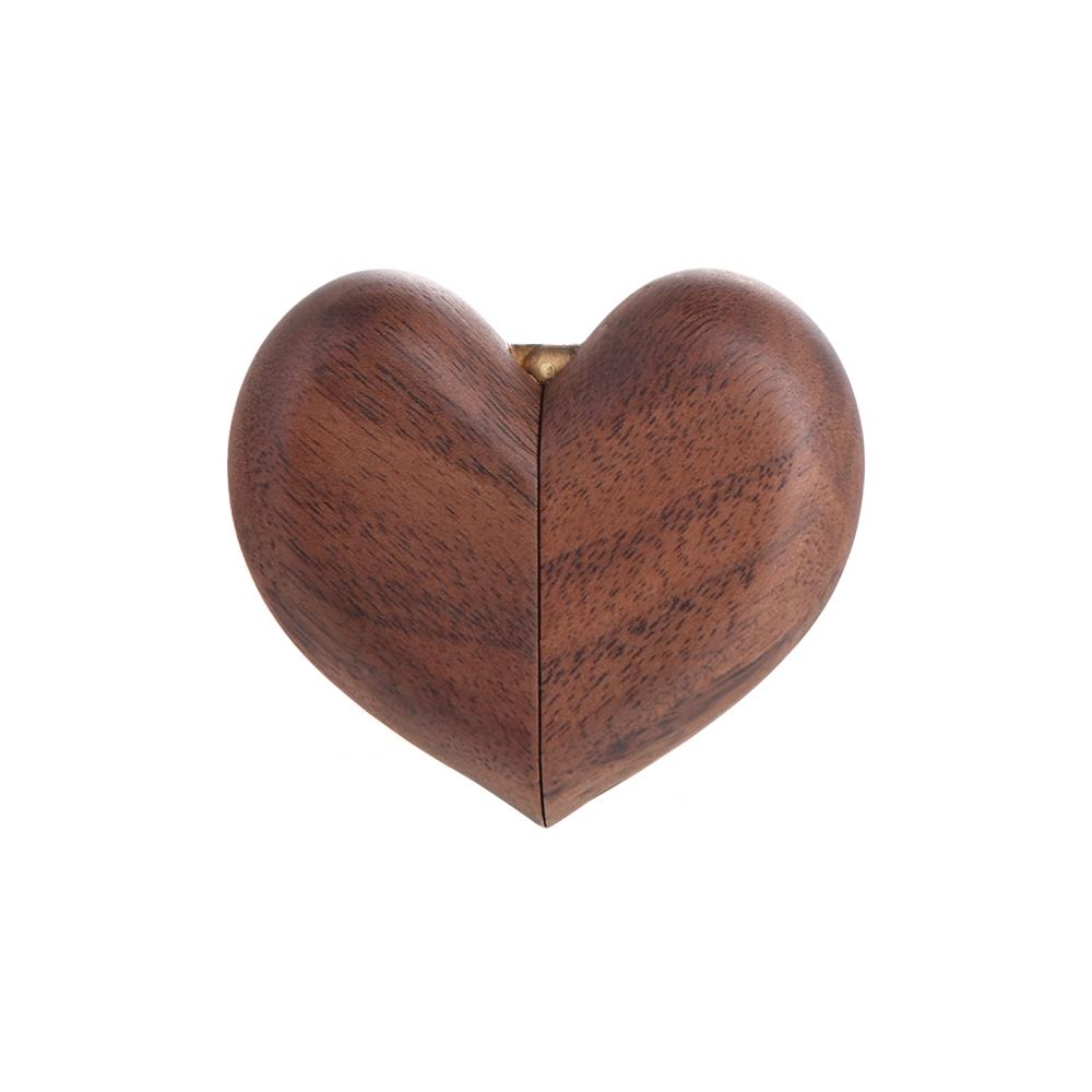 Heart Shaped Proposal Ring Case Single Slot Ring Holder Elegant Jewelry Organizer Box  Birthday