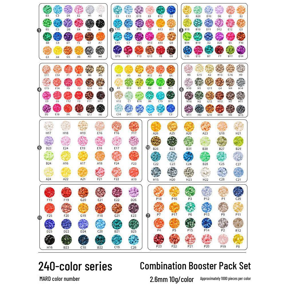Haus 294 Color Fusion Perler Perlen Nachfüllset - 221 Spezialfarben DIY-Materialien
