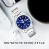 Seiko 5 Sports Automatic Mechanical Watch SNKL43K1 Men's Wristwatch Stainless Steel Black Dial