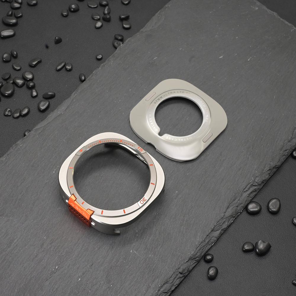 

Металевий бампер зі сплаву алюмінію для Samsung Galaxy Watch Ultra 2025 Захисний чохол-кришка для Samsung Galaxy Watch Ultra 2024 47 мм Galaxy Ultra 2025