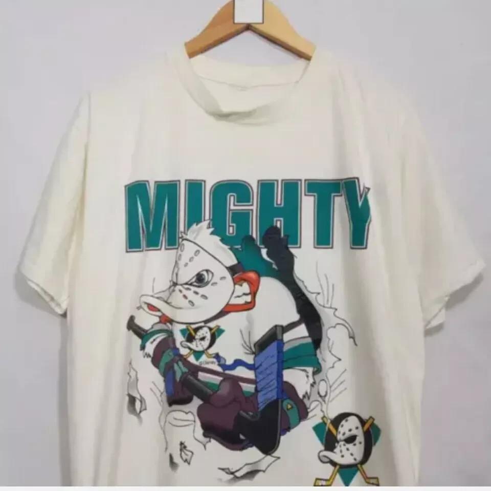 Винтажная футболка НХЛ Mighty Ducks - Anaheim Ducks Унисекс Футболка Унисекс Футболка L