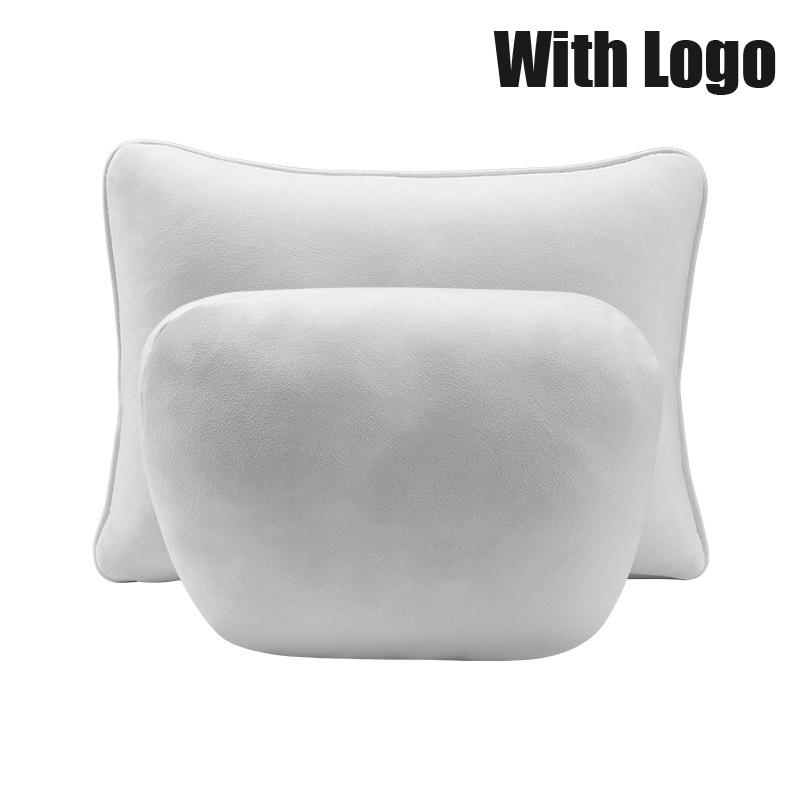 Car Seat Headrest Neck Pillow Memory Soft Comfort Neck Cushion With Logo Car Accessories for Model 3 Model Y Model S Model X