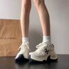 Zhao Ruth Has the Same Thick-soled Cross Flower Dad Shoes for Women's 2025 Spring Small Height-increasing Sneakers.