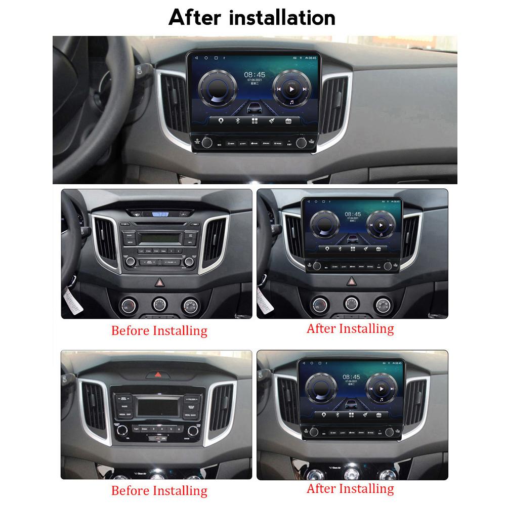 10 Inch For Hyundai IX25 2015-2019 With Button Knob Car Radio Multimedia Carplay 2Din Stereo Audio Android Video 2+32GB
