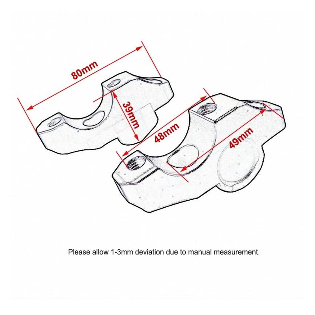 Lenkererhöhungen für S1000R M1000R S 1000 RM 1000 R 2014-2023 28mm Aluminiumlenker