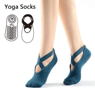 Yoga Socks For Women Anti-Slippery Bandage Breathable Pilates Ballet Dance Socks