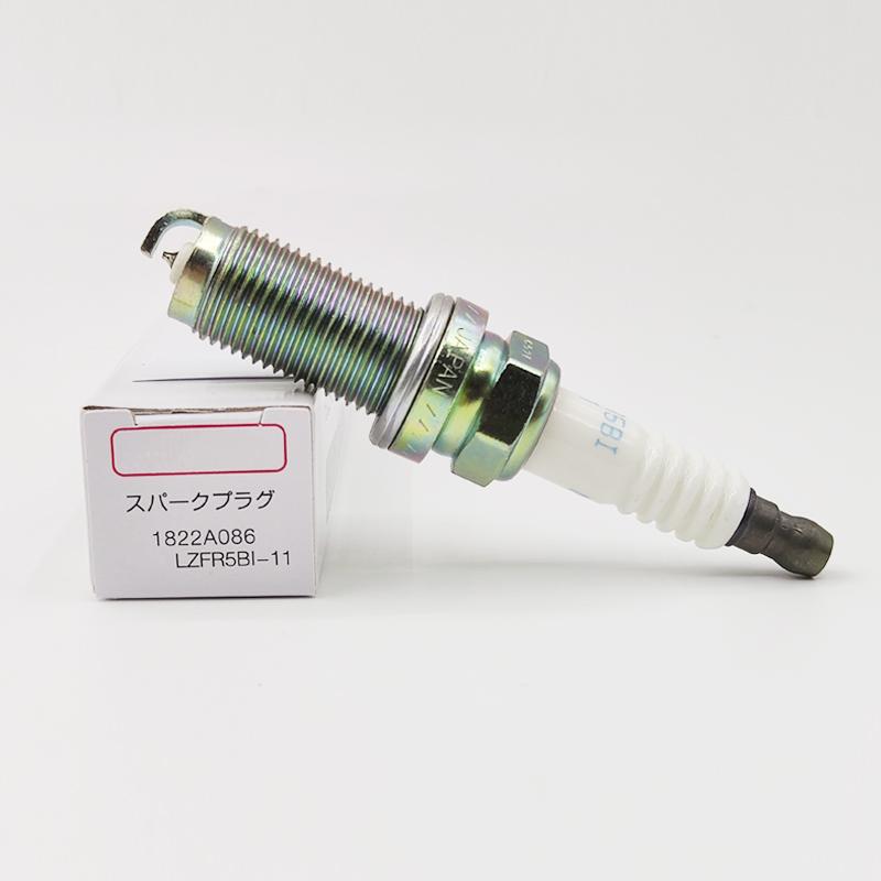 4PCS 1822A086 LZFR5BI-11 Iridium Spark Plug For Mitsubishi Lancer Colt VI VIII ASX Mirage Attrage Xpander MN176628 93298