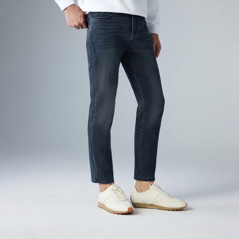 LILANZ Men's Slim Fit Cropped Jeans