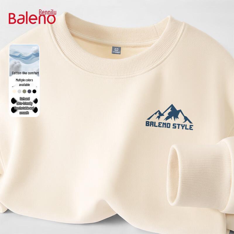 Baleno Men's American Casual Round Neck Sweatshirt
