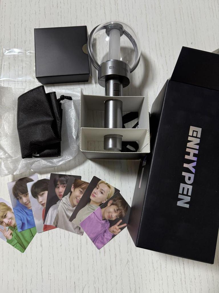 [USED] ENHYPEN light stick with photo card