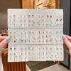 Korean Version Of The Hot Sale Af Aweek Earrings Set 7 Pairs Of Simple And Sweet Earrings Set Combination Of Week Zircon Gifts