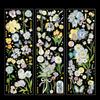 3Pcs/Set 3D Hot Stamping Stickers Four Seasons Flowers Decorative Pvc Stickers Scrapbooking Stick Label Diary Album Stationery