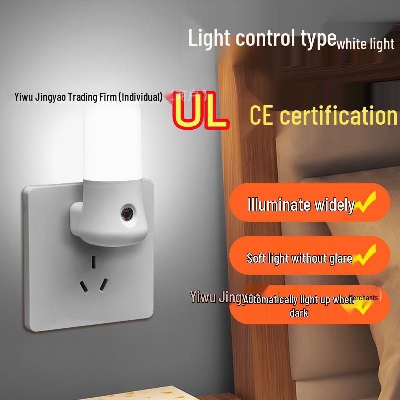 LED Sensor Night Light - Eye-Friendly Sleep Light for Bedroom and Nursery