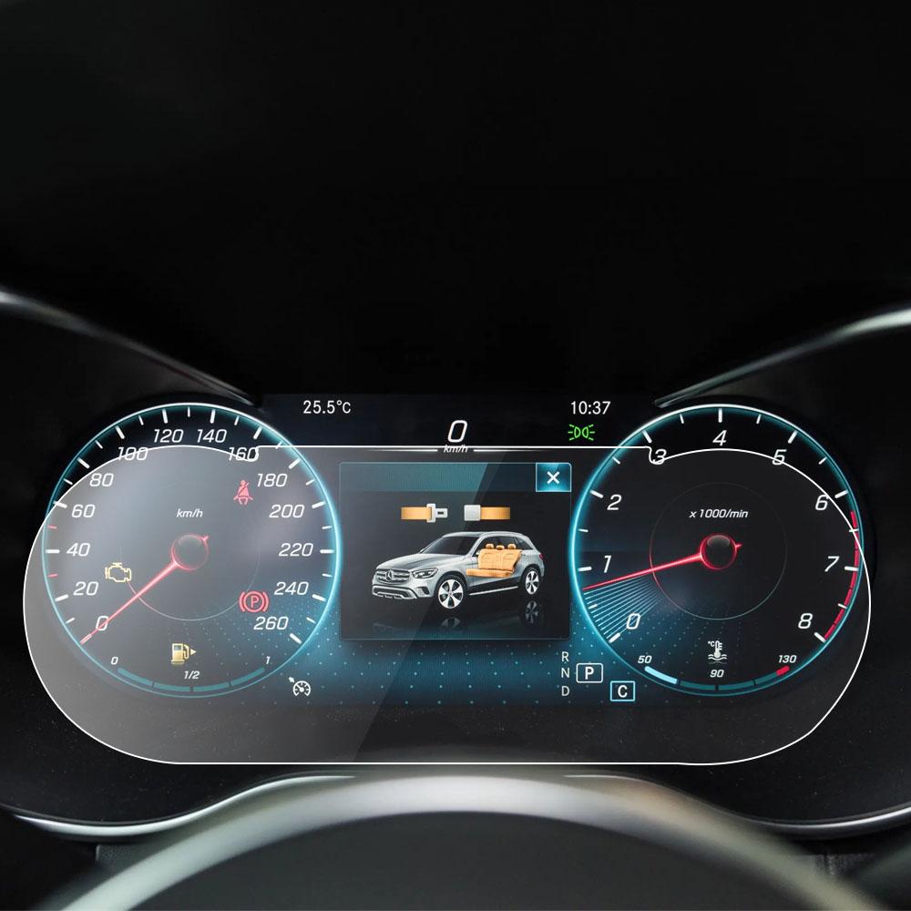 Tempered Glass Protective Film for Mercedes Benz GLC W253 2020 2021 Car Dashboard Screen Interior Sticker Accessories