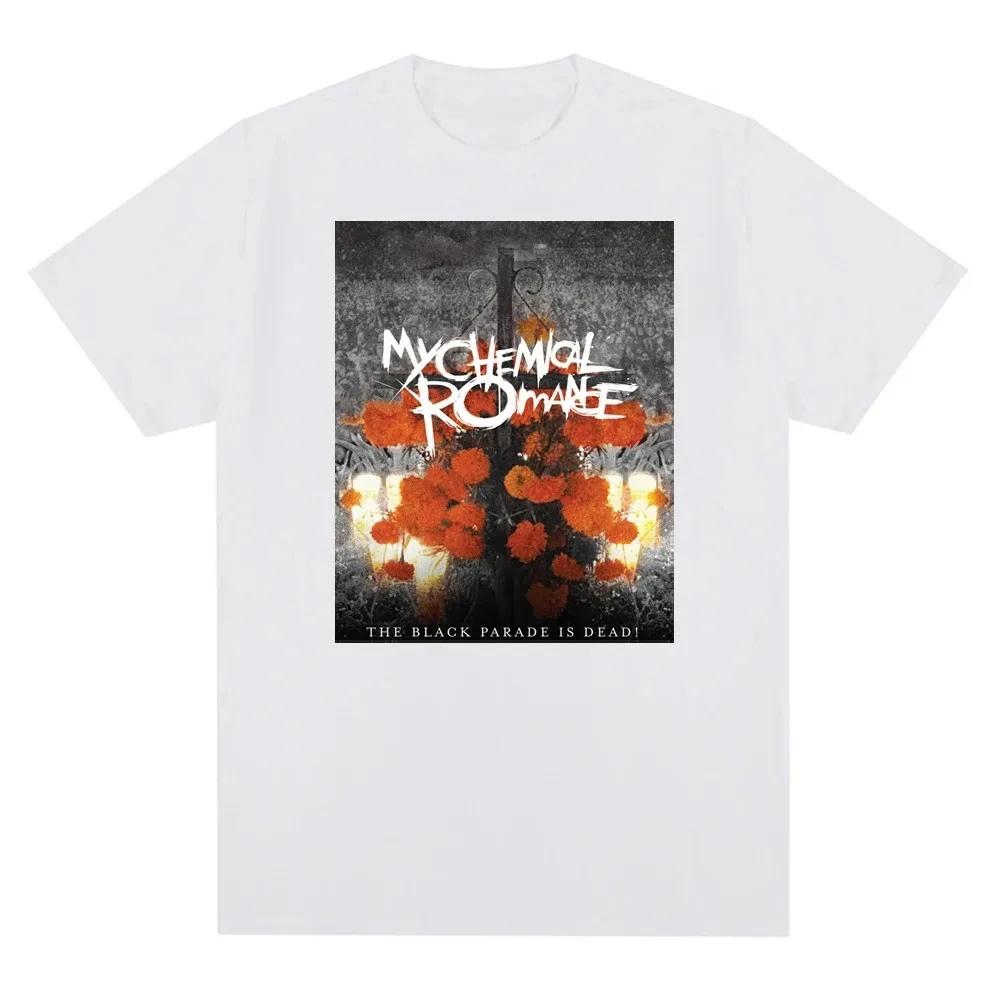 My Chemical Romance Mcr Μπάντα Ανδρική Γυναικεία Βαμβακερή Μπλούζα Τυπωμένη Μπλούζα Καθημερινό Κοντομάνικο Μπλουζάκι Streetwear Μοντέρνα Μπλούζα Τοπ