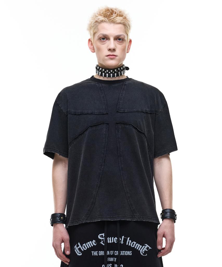 Opeoseu0012 Op. 07 Symbolic Washed T-Shirts Black