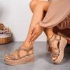 Modne Damskie Sandały 2024 Lato Nowe Sandały na Koturnie Modne Sandały na Platformie z Grubą Podeszwą Casualowe Wygodne Buty do Chodzenia dla Kobiet