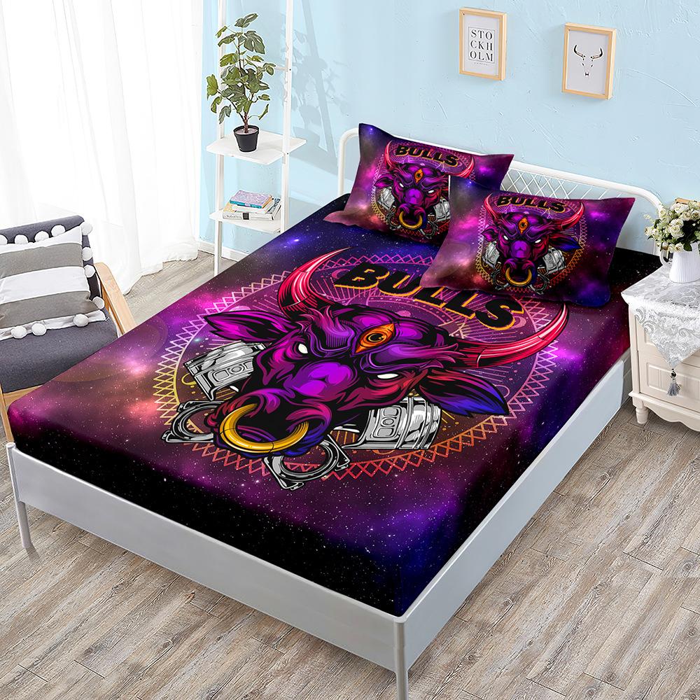 

Animal Horse Panda Mattress Kit, Mattress Three-Piece Set, Bed Cover, Pillowcase, Mattress Protective Cover. Sheet (100cm * 190cm * 40cm) 2pcs