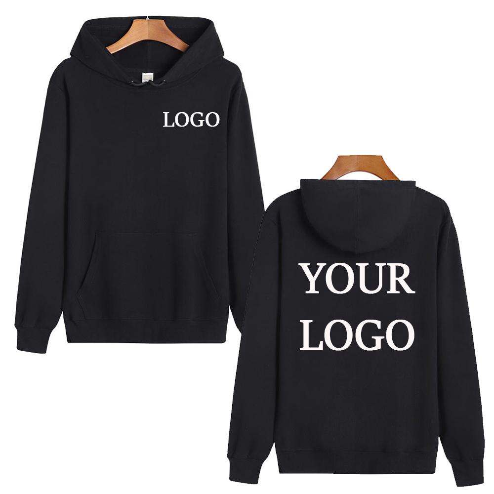 High Quality Hoodie Customise Your Logo DIY 02 Men's Fashion Sports Sweatshirt Women's Street Casual Pullover Hoodie