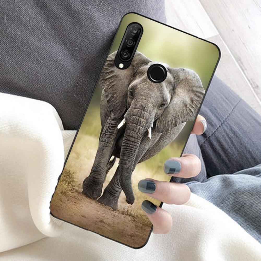 Elephant Phone Case For Huawei Honor 10 Lite 9 20 7A 9X 30 50 60 70 Pro Plus Soft Silicone Cover