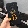 Luxury Letter Phone Case For Motorola Moto E7 E7i Power Moto E7 Plus 2020 Soft Black Silicon Cases For MOTOE7 E 7 7i Powe E7plus