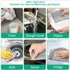 10Pcs Multipurpose Wire Dishwashing Rag, Reusable Non-Scratch Wire Dishcloth, Metal Dish Cloth Wet and Dry for Kitchen Cleaning, Sinks, Dishes, Stove