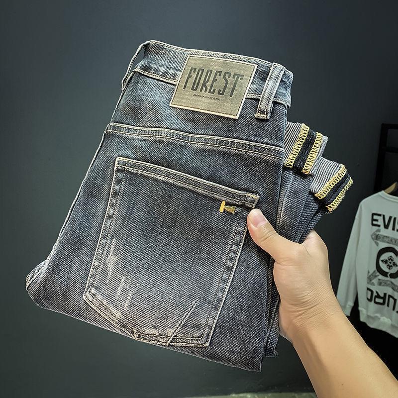 

Мужские универсальные повседневные джинсы длиной девять точек 28