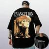 Neon Genesis Evangelion Ayanami Rei Asuka Klassischer Stil Kurzarm T-Shirt Herren Damen 2026 Sommer Eltern-Kind Baumwolle T-Shirt Tops