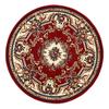 Tappeto Rotondo Orientale Vintage Classico Motivo Floreale Etnico Morbido Antiscivolo Lavabile per Soggiorno Decorazione Casa