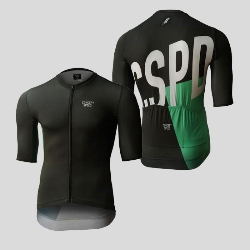 CSPD Men Women's Milk Silk Short-sleeved Cycling Clothes Breathable Bicycles Mountain Bikers Road Tops